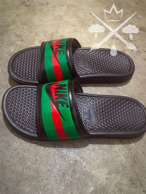 customize gucci slides